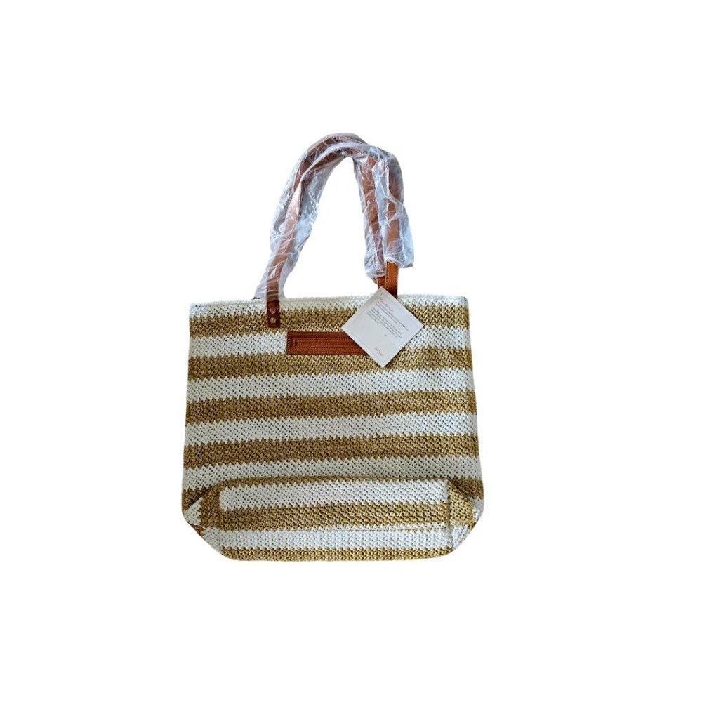 Thirty-One "Around the Town' Straw Tote